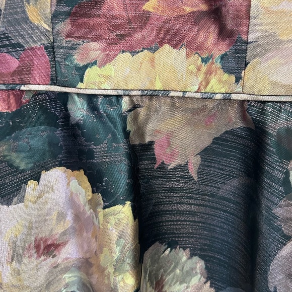 NWT Aidan Mattox B-Neck Cap Sleeve Pleated Dress Pink Multi Size 2 - Picture 6 of 8